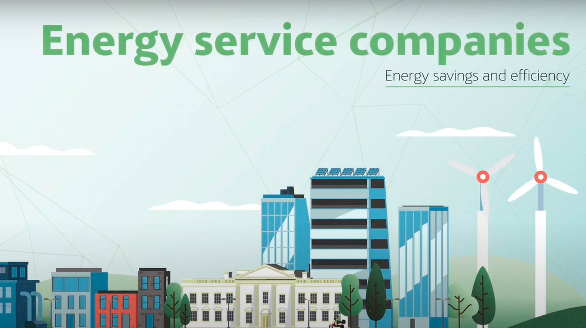 What are energy service companies?